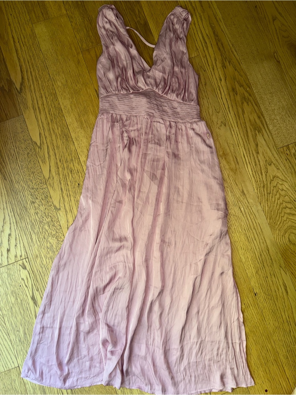Old Navy Rose Pink Sleeveless V-Neck Maxi Dress